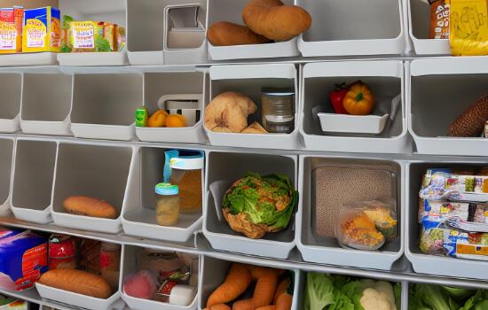 食品存放独立隔间